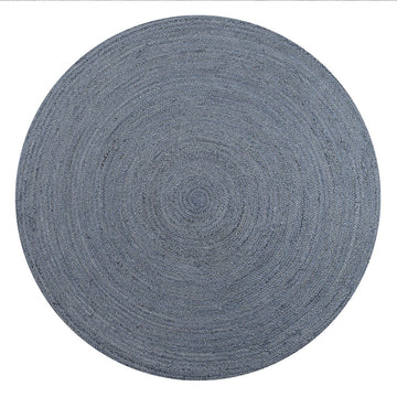Zara Braided Coastal Cottage Round Jute Round Rug